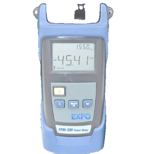 EXFO FPM-300 PON Power Meter FPM-302 with FC and SC Adapters 1310/1490/1550 nm