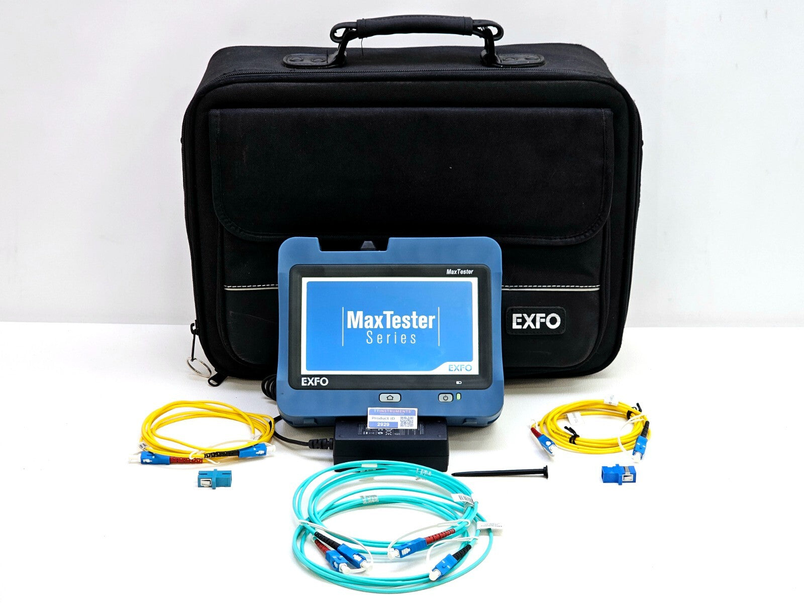 2x EXFO OLTS MAX-940 ICERT QUAD 850/1300/1310/1550 SM MM Fiber Certifier Tier-1