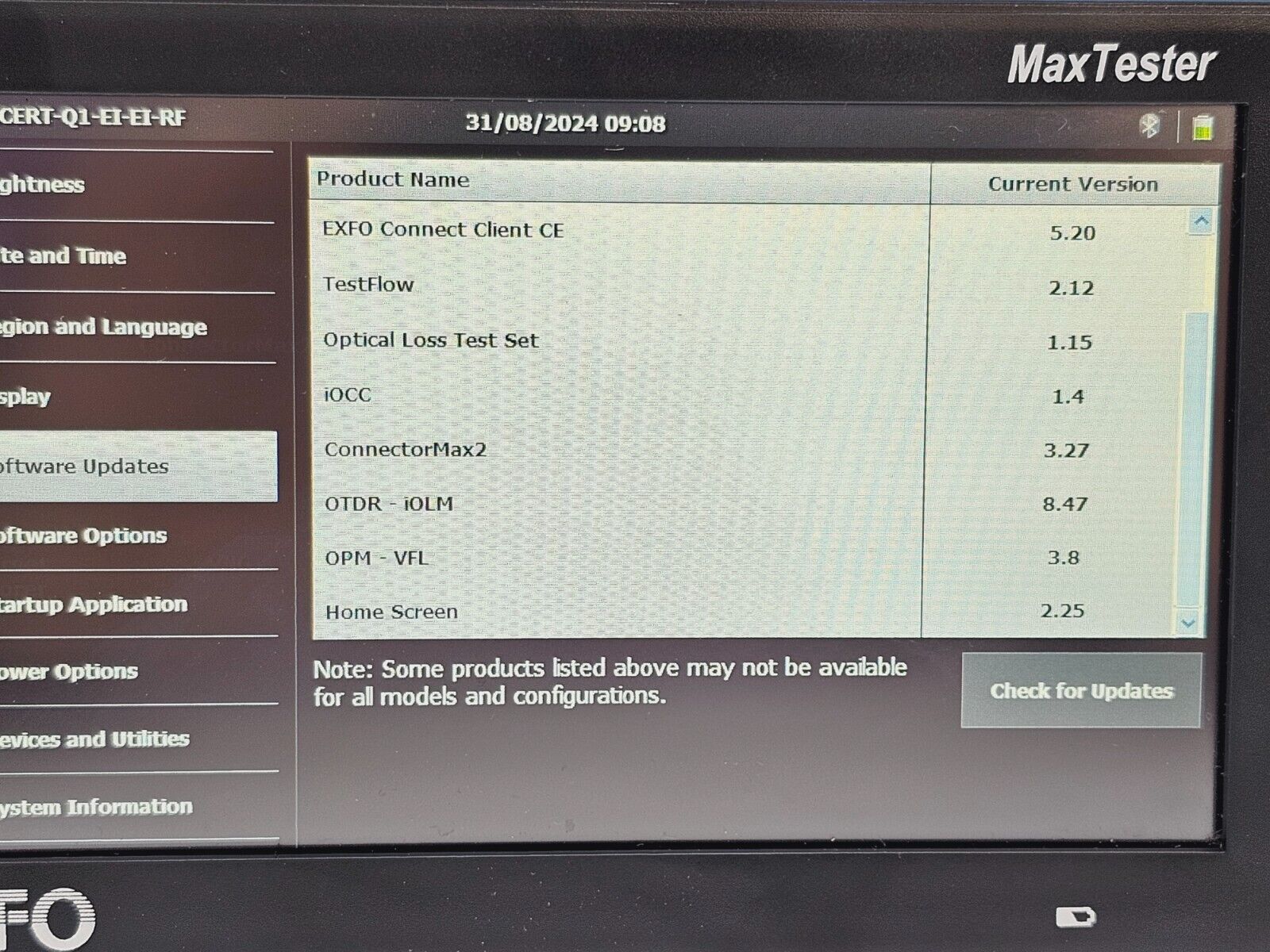 2x EXFO OLTS MAX-940 ICERT QUAD 850/1300/1310/1550 SM MM Fiber Certifier Tier-1