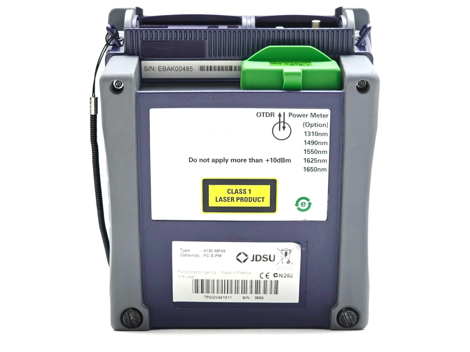2x Viavi JDSU MTS 2000 V2 with 4138 MP49 Metro PON 1310/1490/1550 nm OTDR