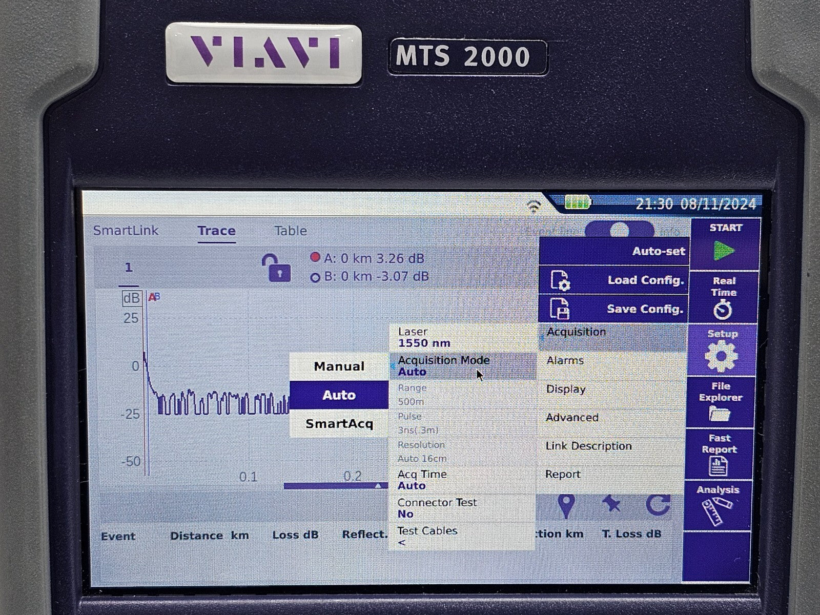 2x Viavi JDSU MTS 2000 V2 with 4138 MP49 Metro PON 1310/1490/1550 nm OTDR