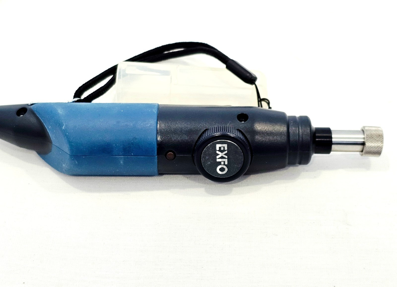 EXFO FIP-400-P-DUAL fibre inspection probe side view showing connector ports