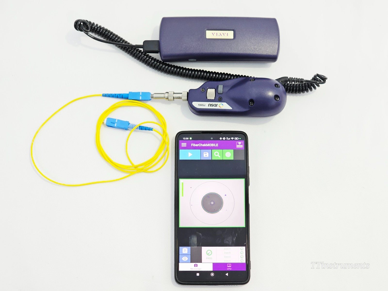 VIAVI FBPP-WIFI used WiFi fibre optic probe accessory additional angle view