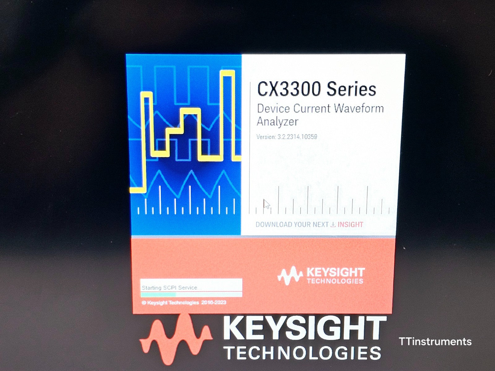 Keysight CX3324A Device Current Waveform Analyzer w/ CX1102A Dual Current Sensor