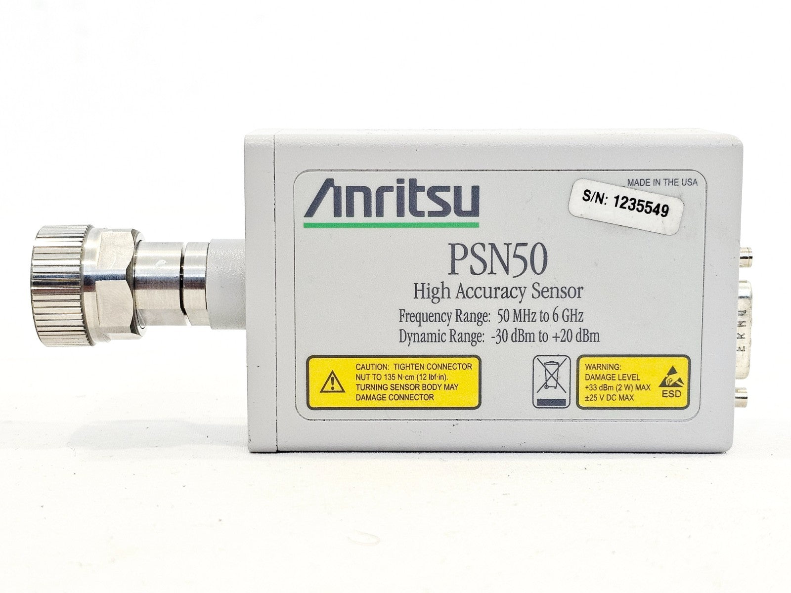 Anritsu S331E side angle view showing overall unit condition