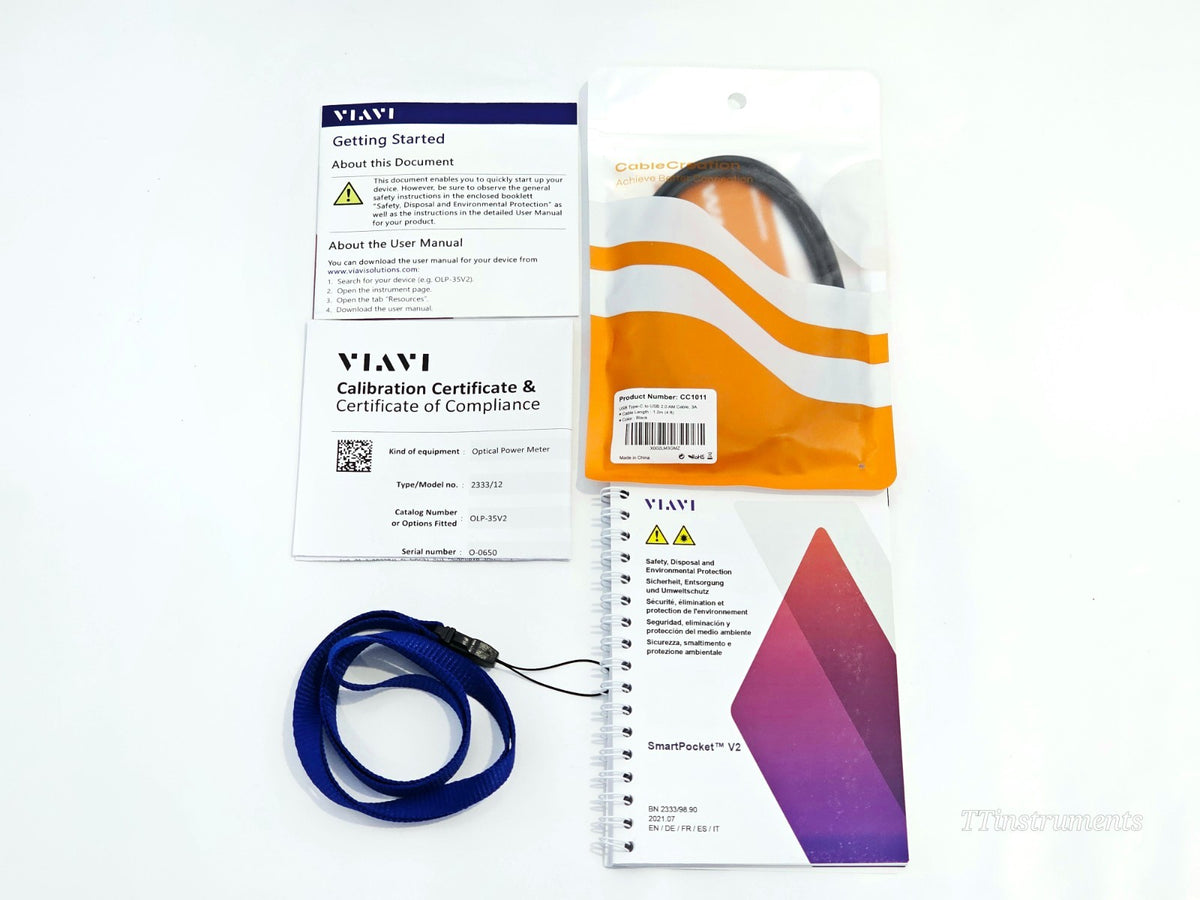 Brand NEW VIAVI OLP-35 V2 850/980/1310/1490/1550/ 1557/1625/1650nm -65...+10 dBm5