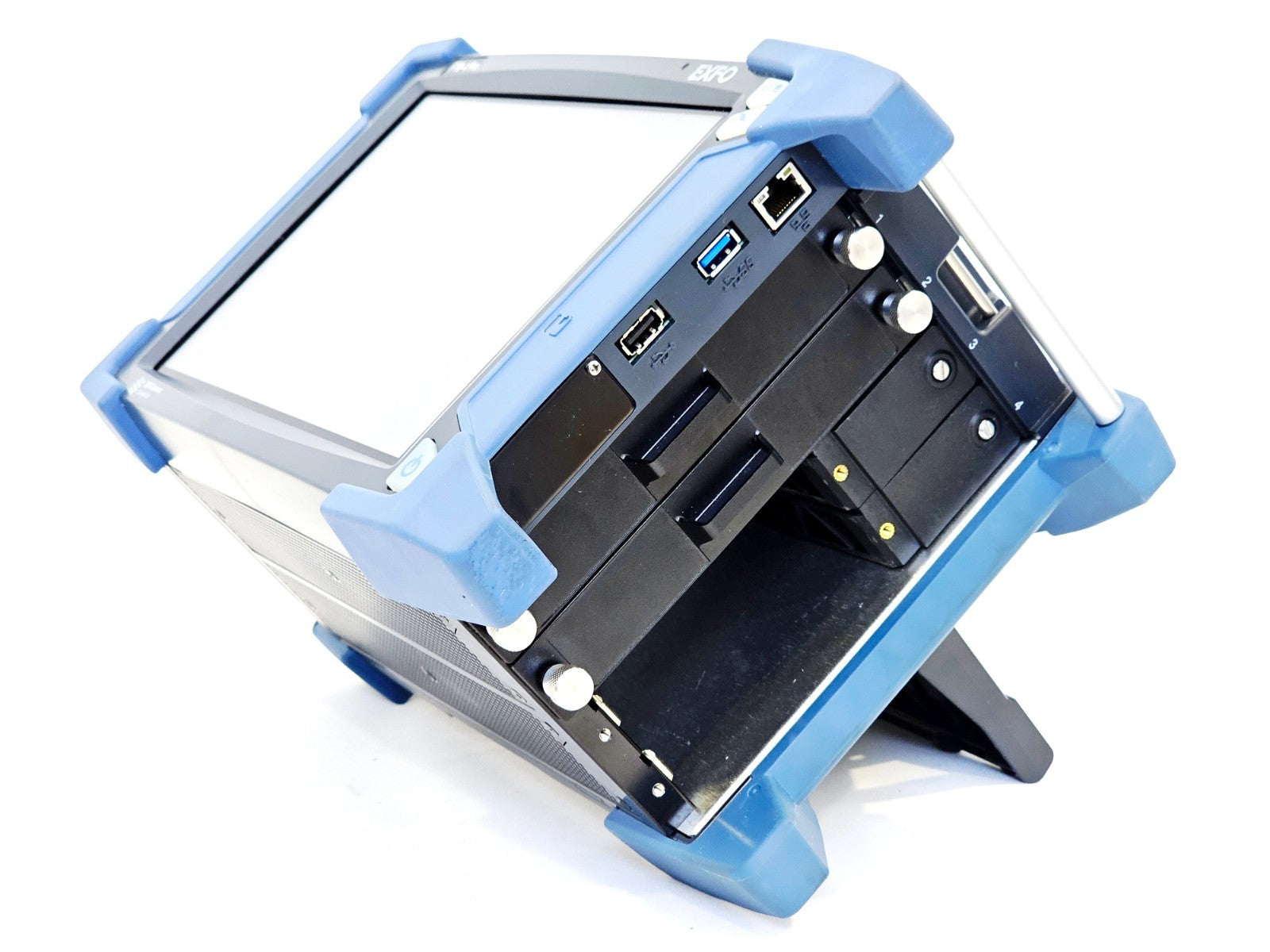 EXFO FTB-4 modular mainframe rear panel ports and connectors
