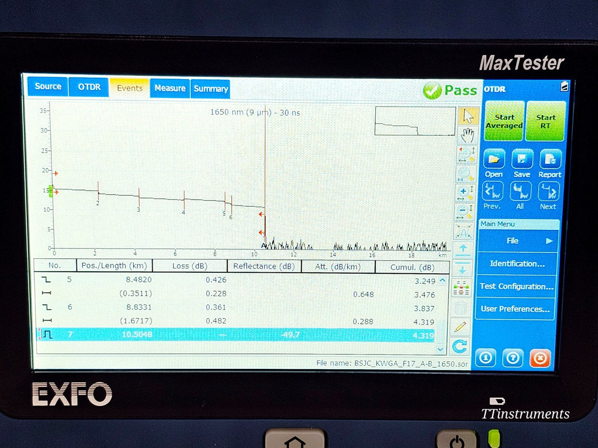 EXFO MAX-730C-SM8-EA used OTDR full unit overview for reference