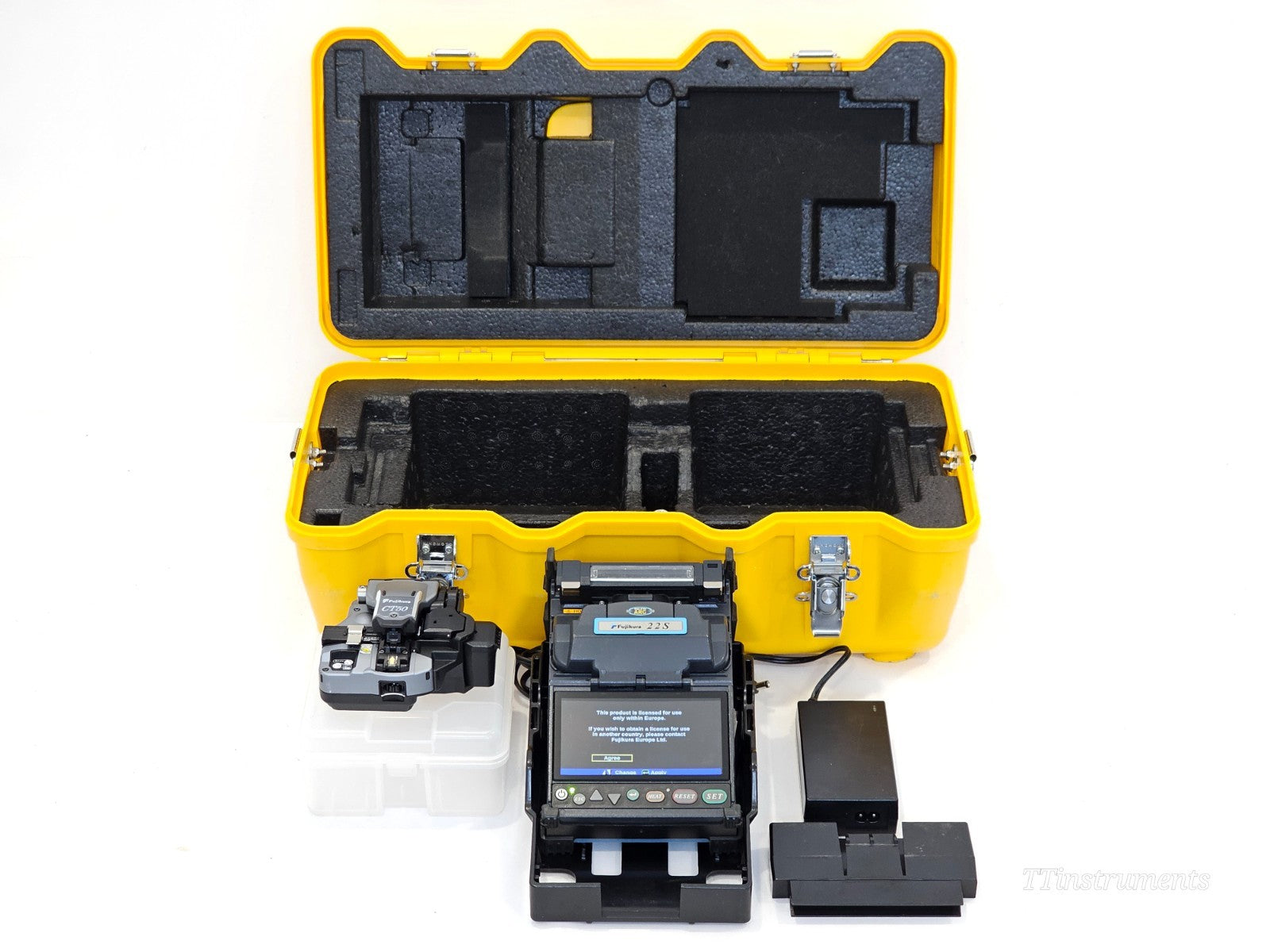 Serviced Fujikura 22S SM MM Fiber Fusion Splicer CT-50 Cleaver ARC 1366 FSM 22S