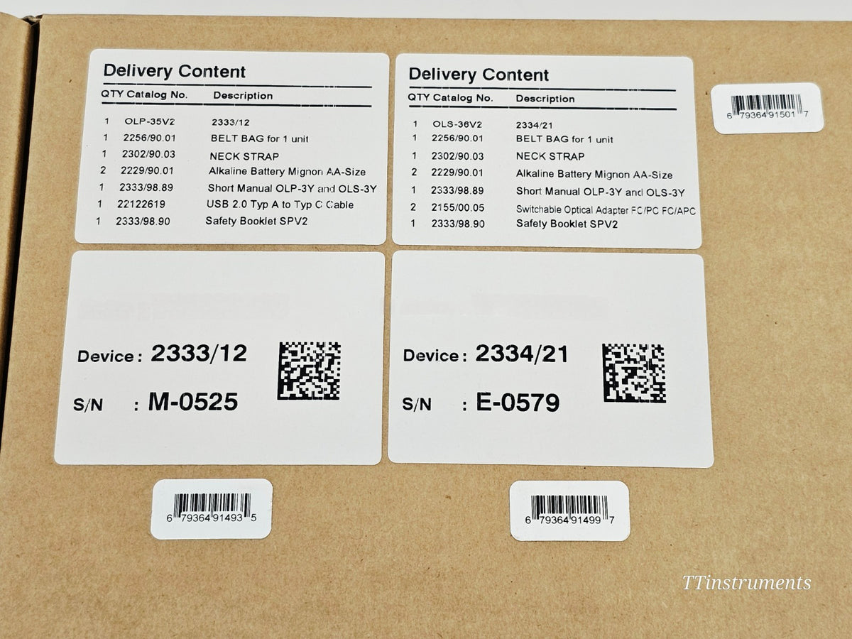 Brand NEW VIAVI Optical Test Kit OMK-36V2 SM MM QUAD 850/1300/1310/1550nm PM LS8