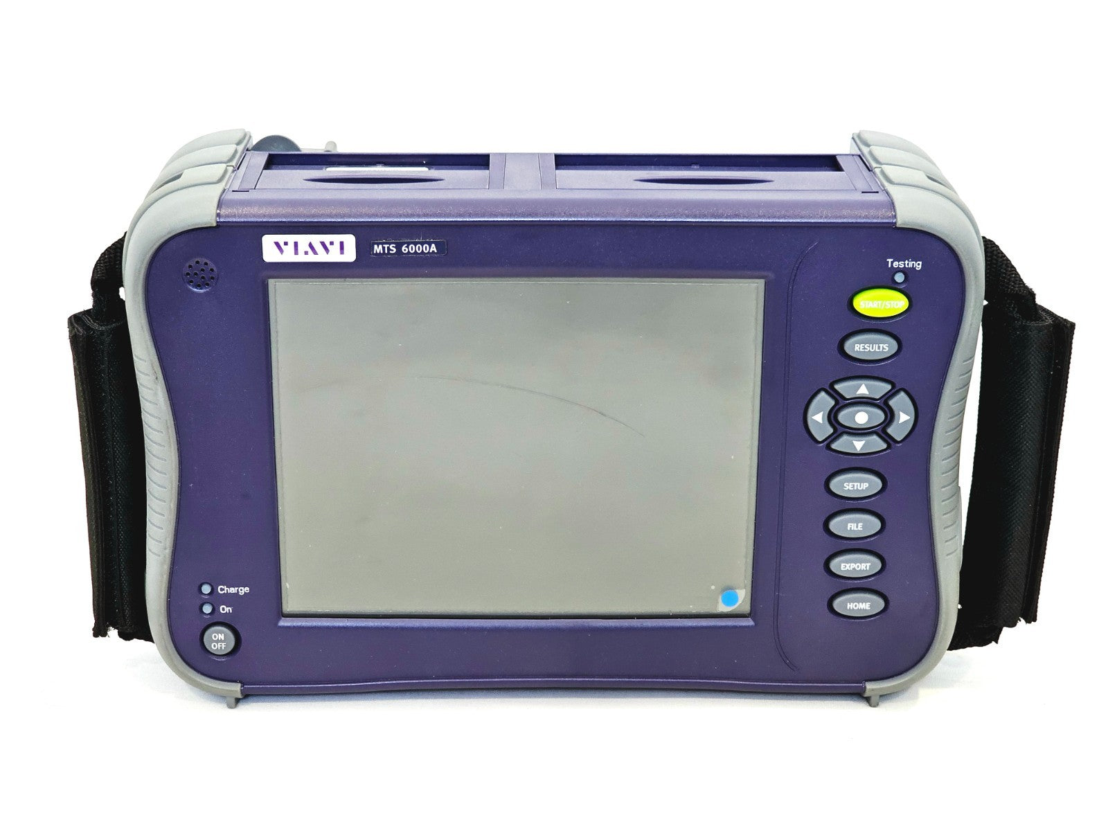 VIAVI MTS fiber optic tester side angle view