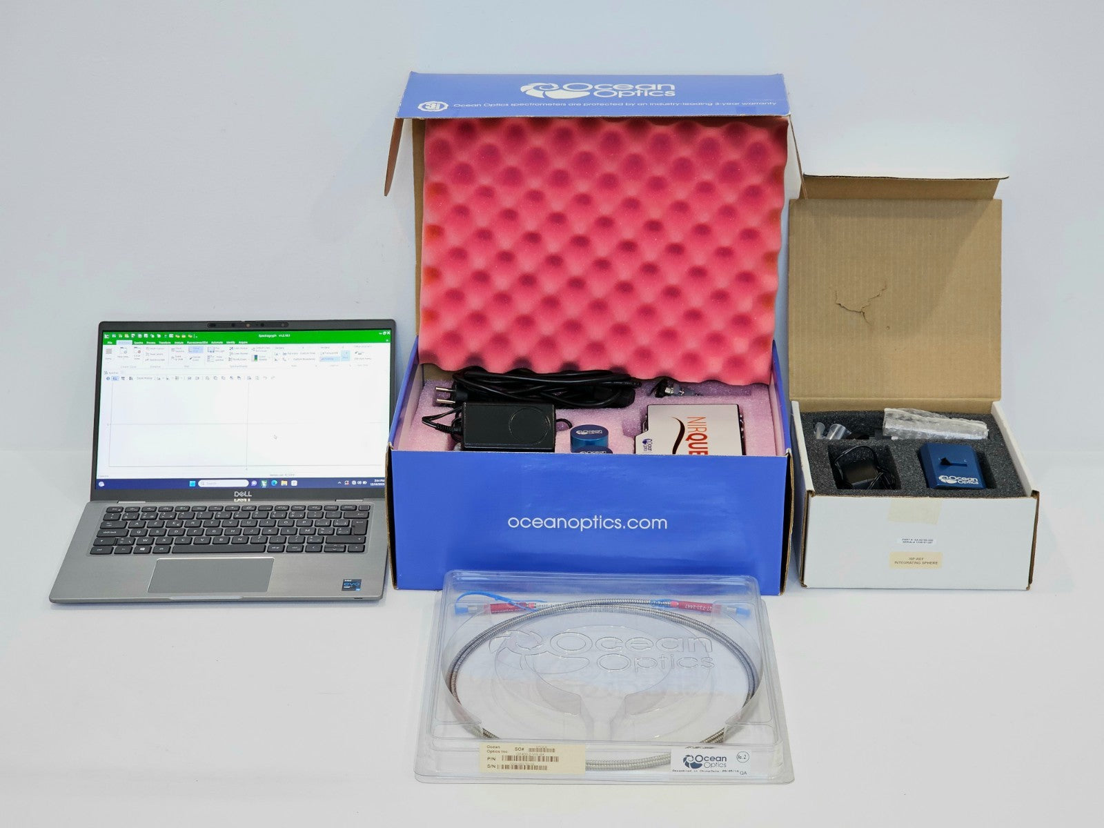 Ocean Optics NIRQuest NQ512 Near Infrared Spectrometer 900-1700nm + Light Source