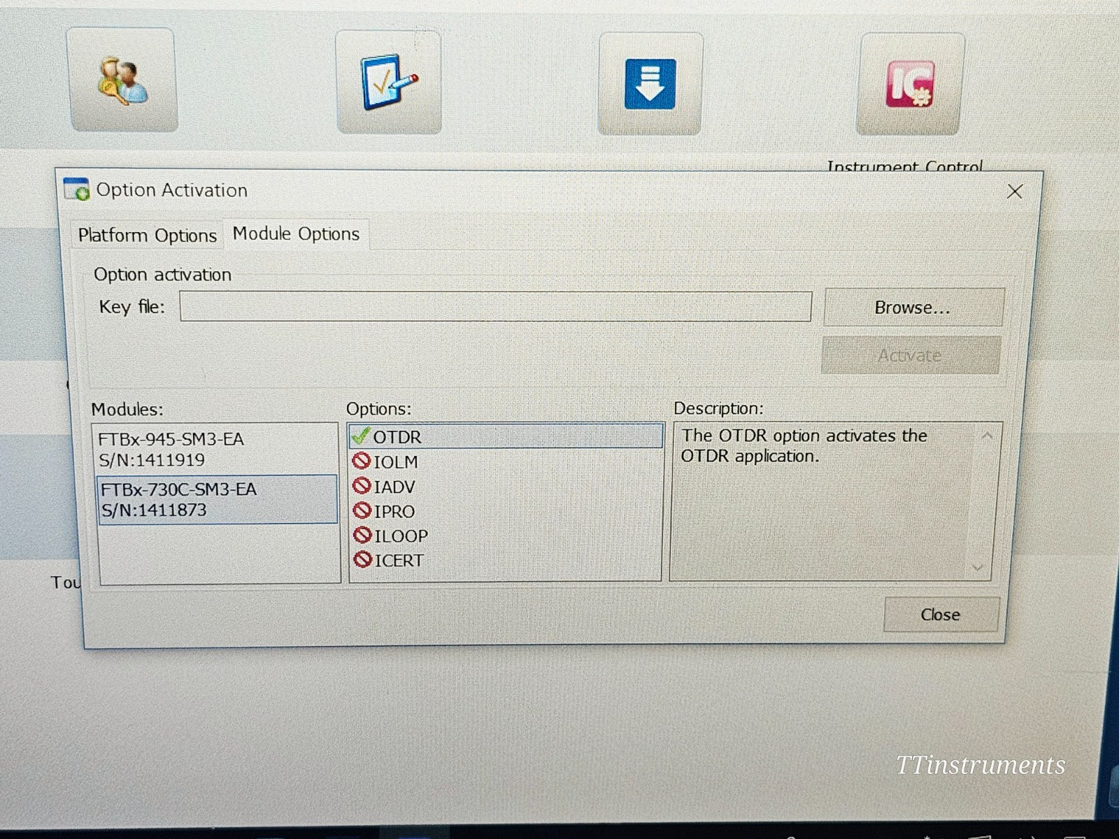 Calibrated EXFO FTB-2 FTBx-730C-SM3 OTDR 1310/1550/1625 FTBx-945-SM3 OLTS IL ORL16