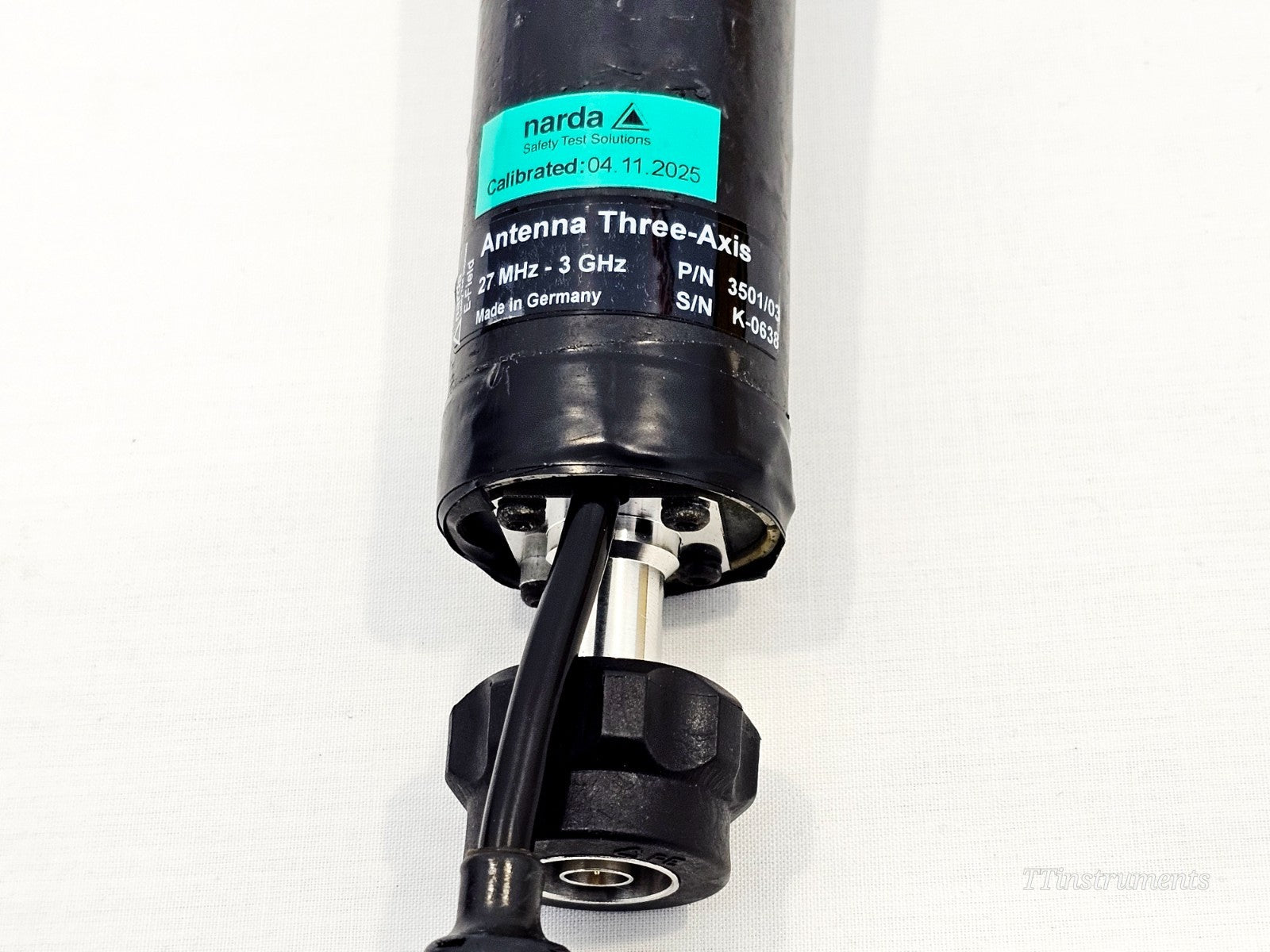 Calibrated Narda SRM-3006 Radiation Meter 9kHz-6GHz + 3501/03 3GHz Antenna8
