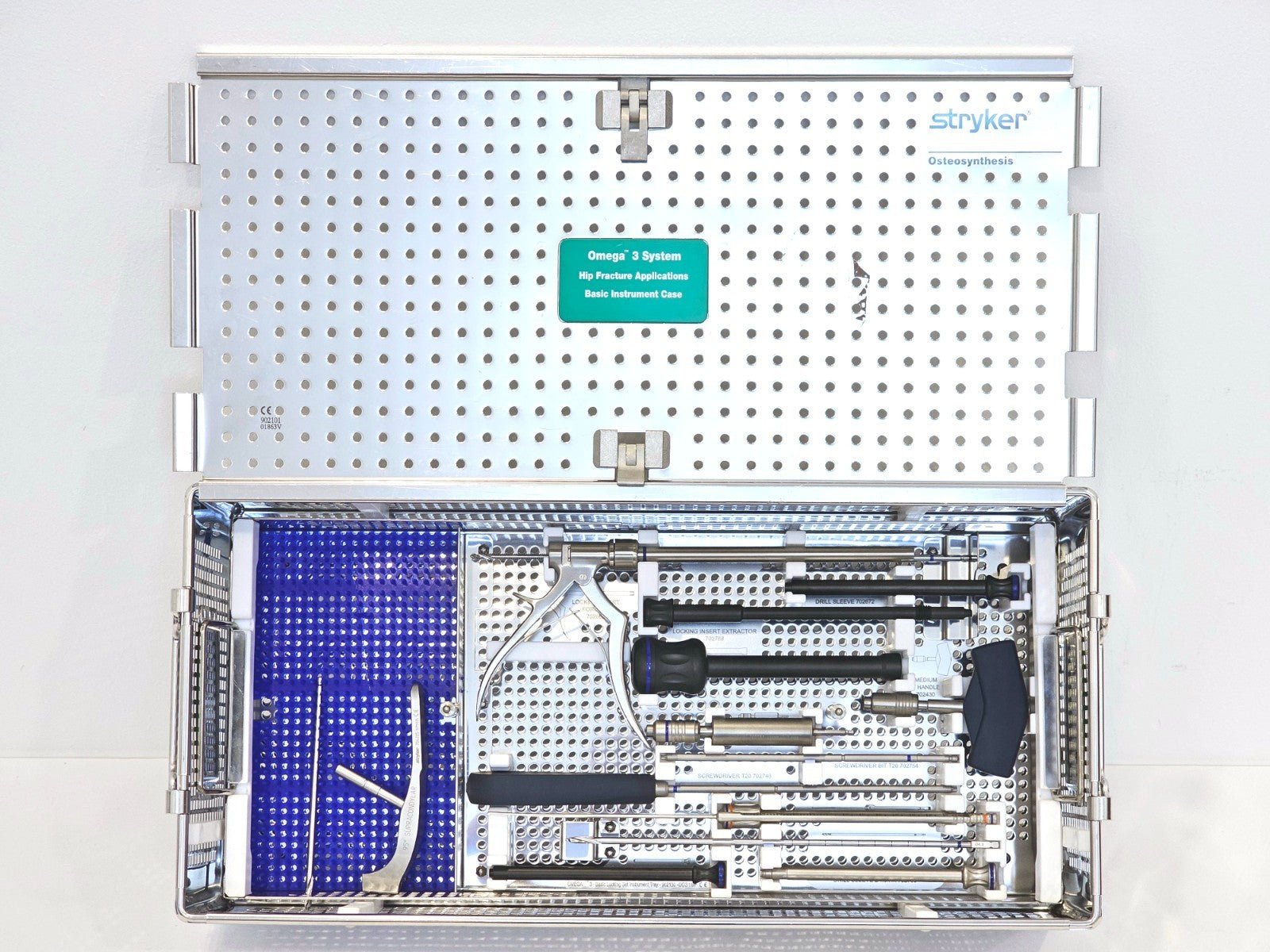 Stryker Omega 3 System Hip Fracture Applications Basic Instrument Case