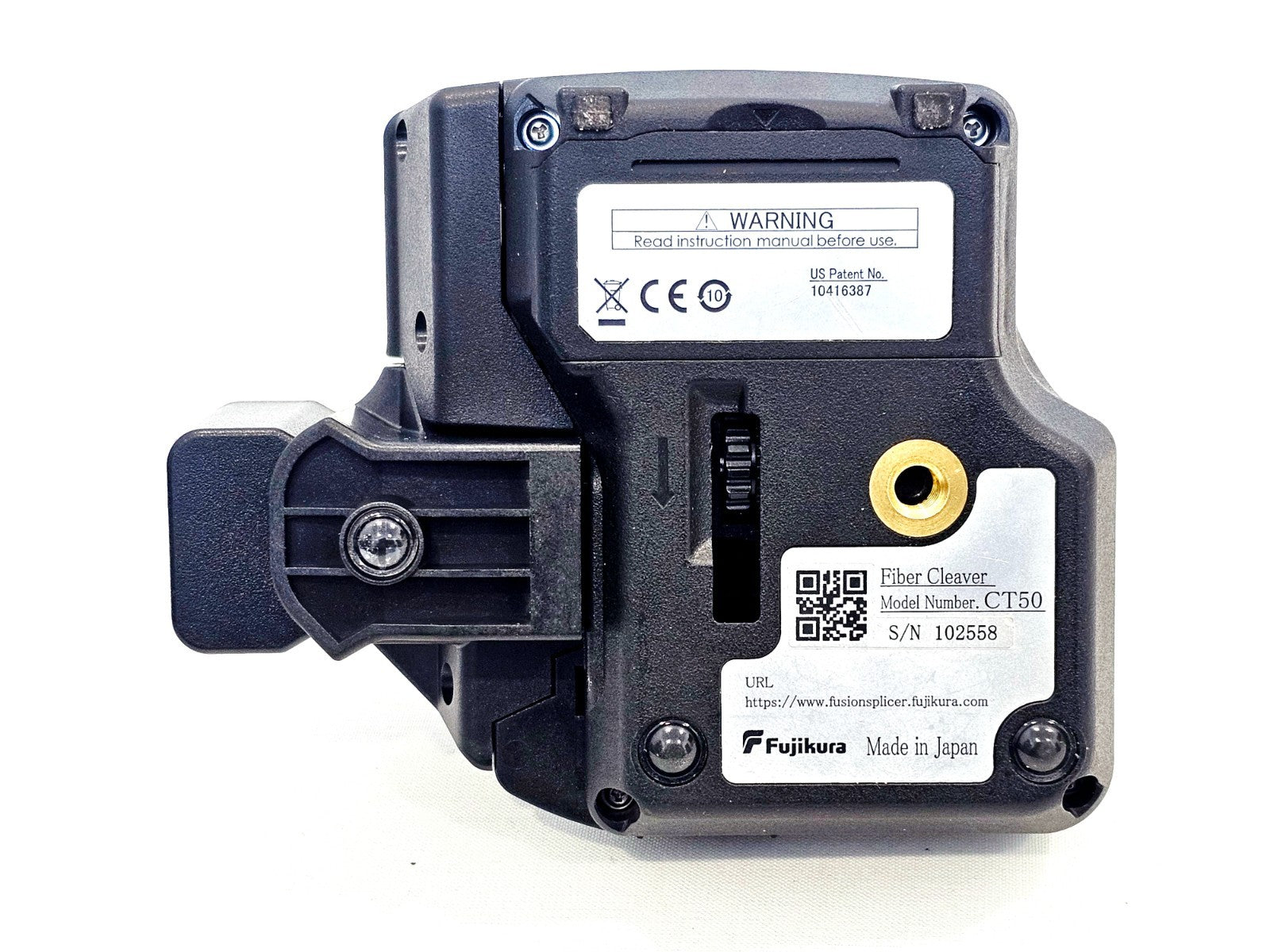 Fujikura 90S+ fusion splicer cosmetic condition close-up, seller refurbished