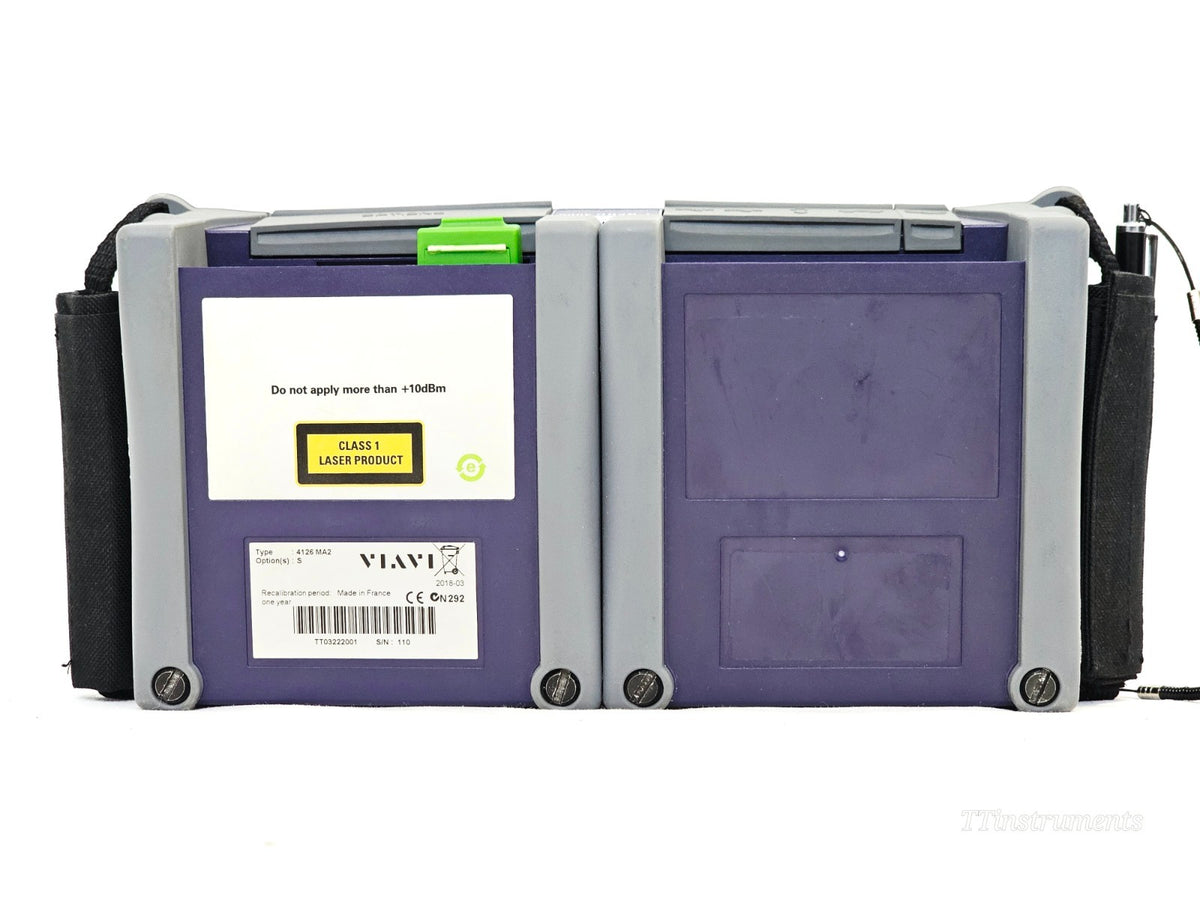 Viavi JDSU MTS 4000 V2 Platform + 4126 MA2 SM 1310/1550 nm OTDR MFD 2018 SC-APC4