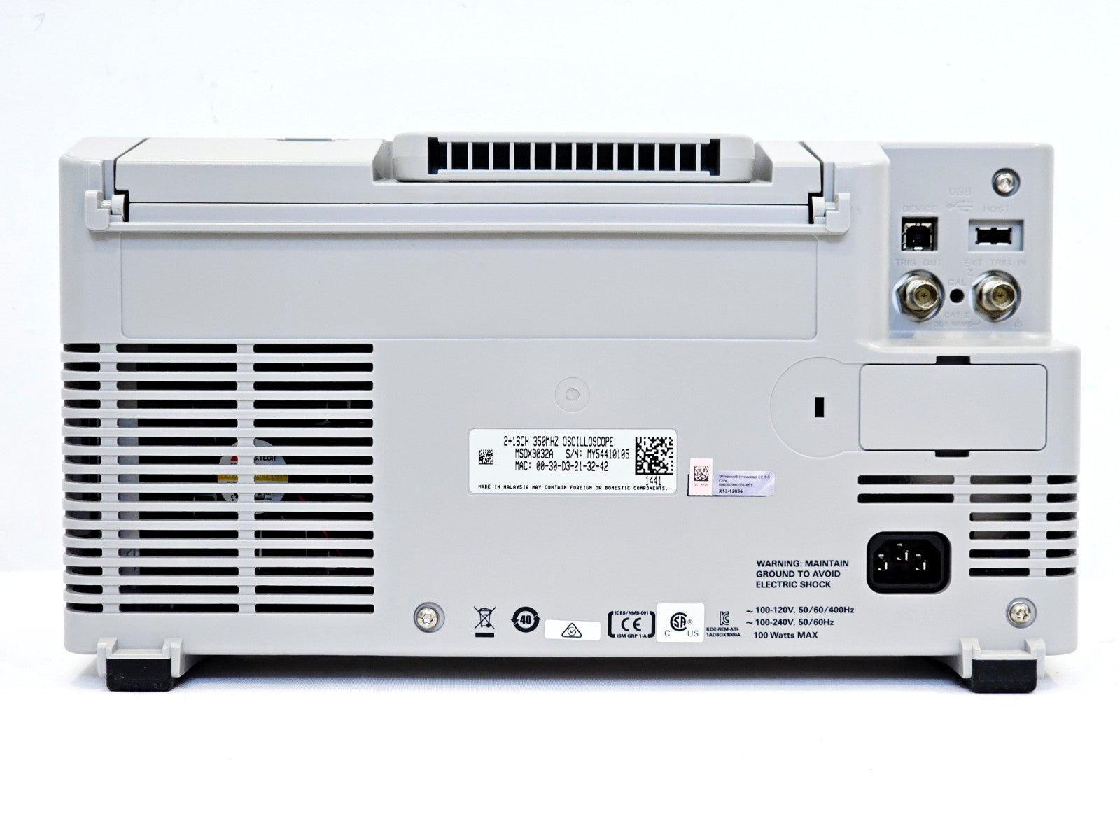 Keysight MSOX3032A 2+16CH 350 MHz Mixed Signal Oscilloscope MSO-X 3032A + N2140A