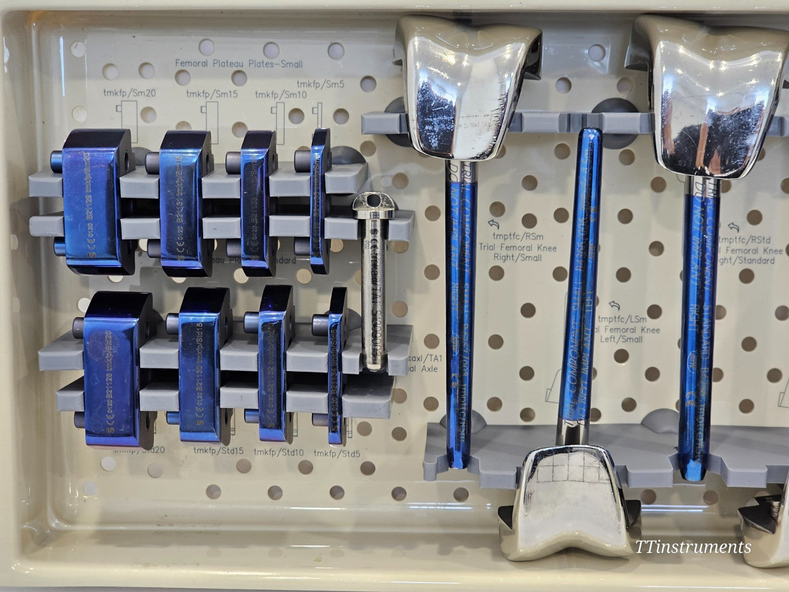 Stryker Stanmore METS Modular Tibial Femoral Trial Implants Complete Set