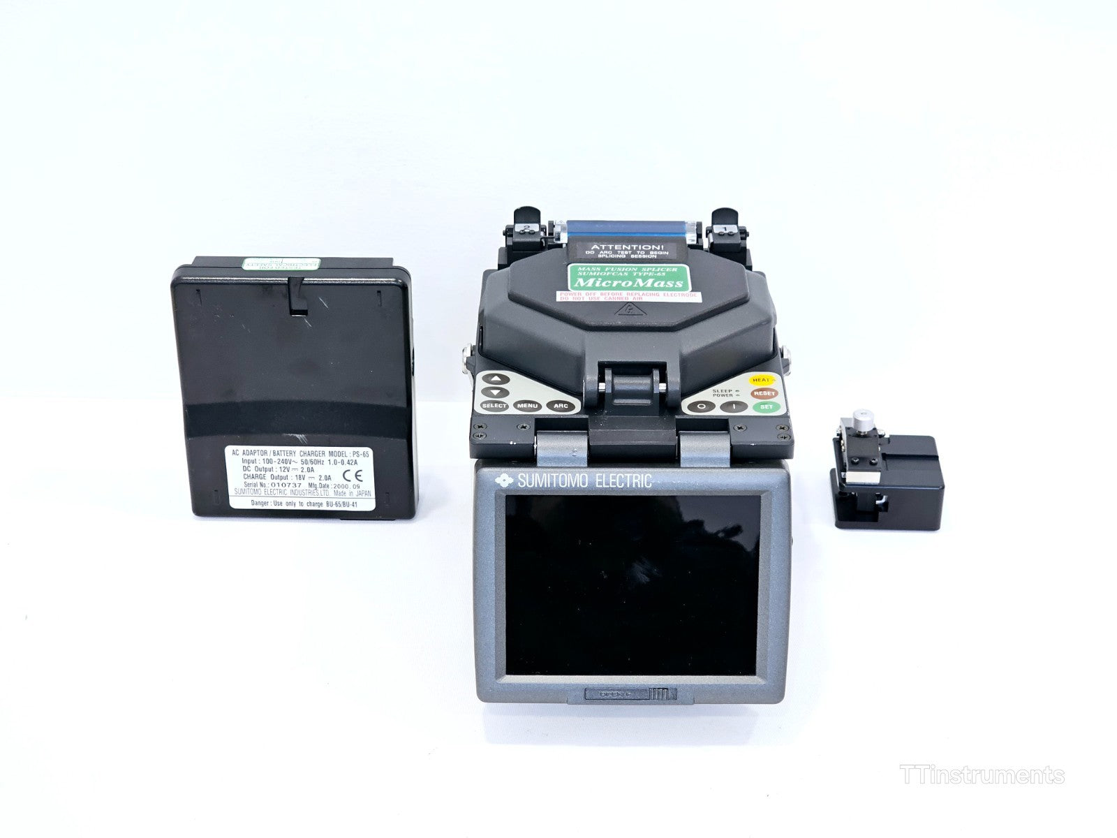 Sumitomo Type-65M12 Mass Ribbon Fiber Fusion Splicer with FCP-25 Cleaver