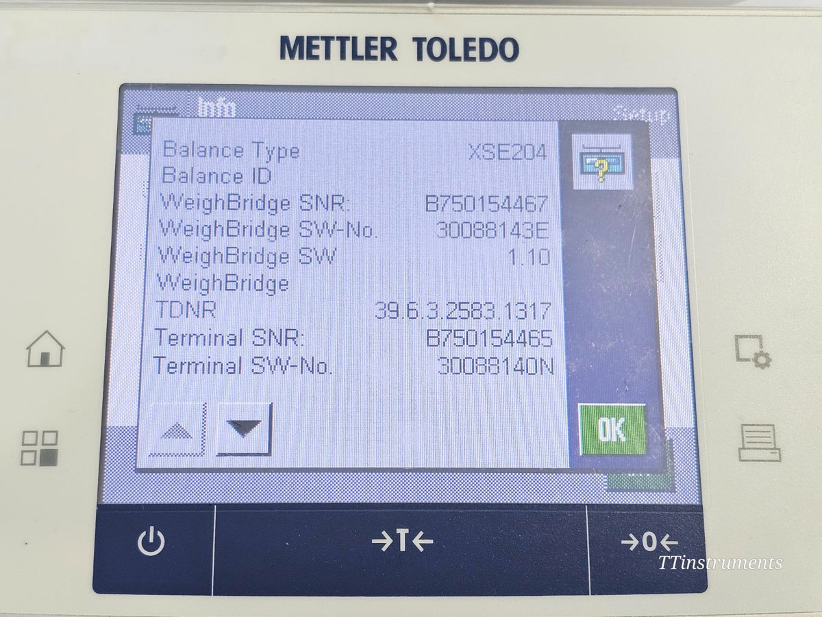 Mettler Toledo lab balance accessory or component detail used scale