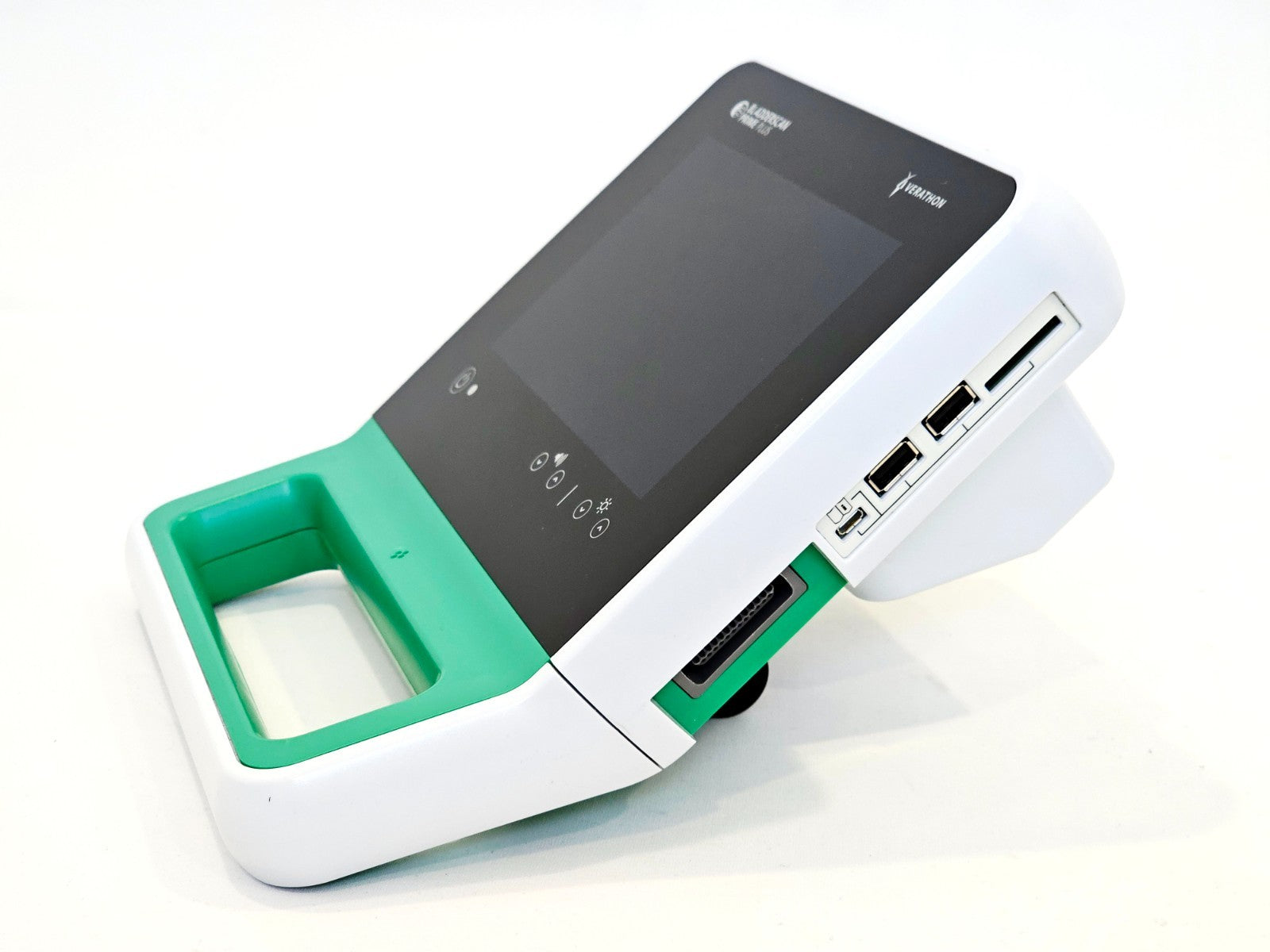 Verathon BladderScan side angle view used portable ultrasound unit