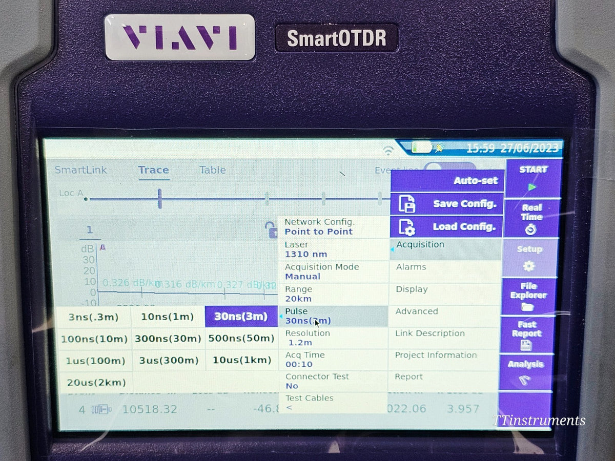 Brand NEW VIAVI SmartOTDR E138FB65 1310/1550/1650 Filtered SM APC 40 dB MFD 202316