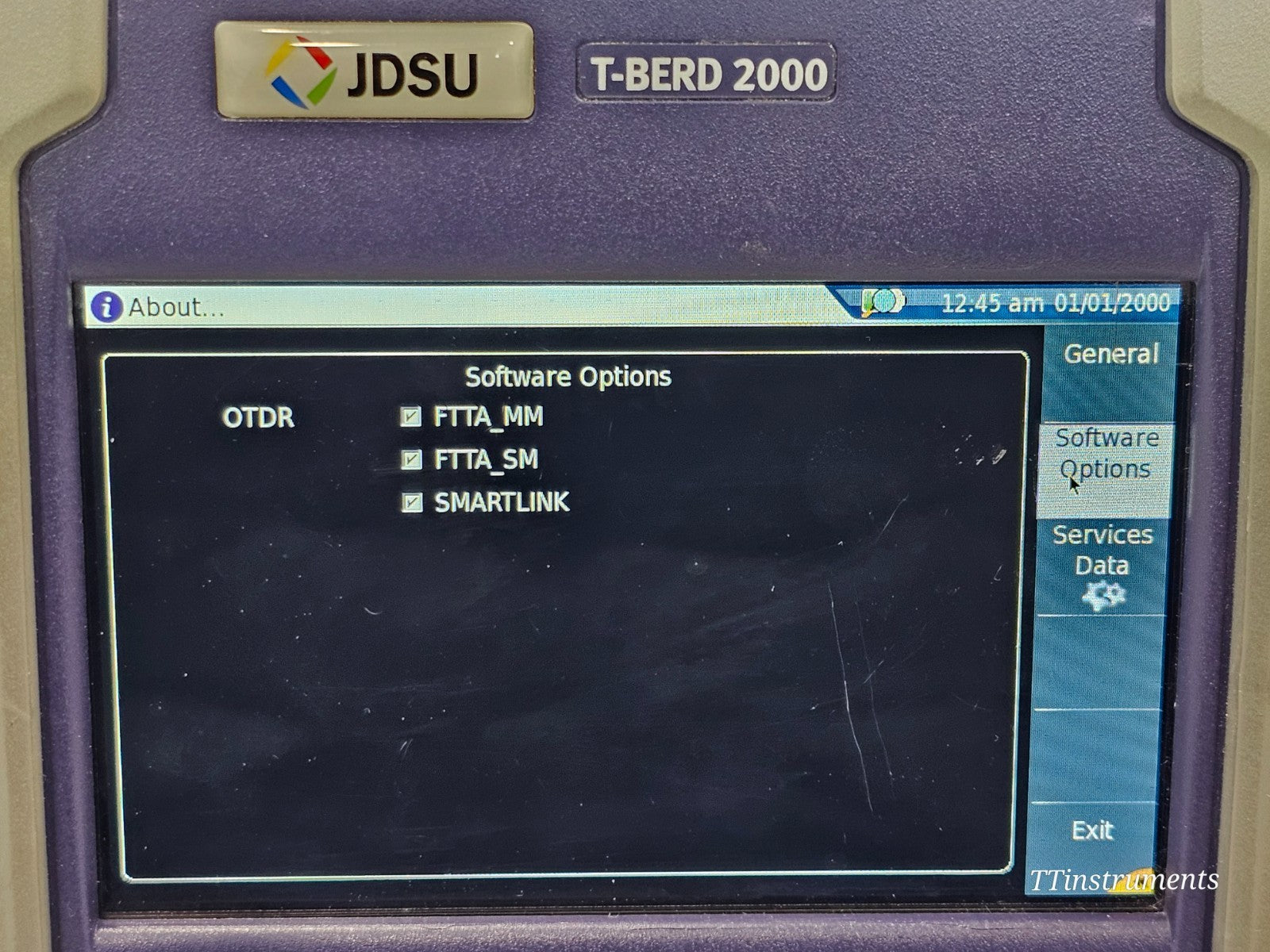JDSU T-BERD 2000 + 4146 QUAD OTDR SM MM 850/1300 1310/1550 + P5000i Scope