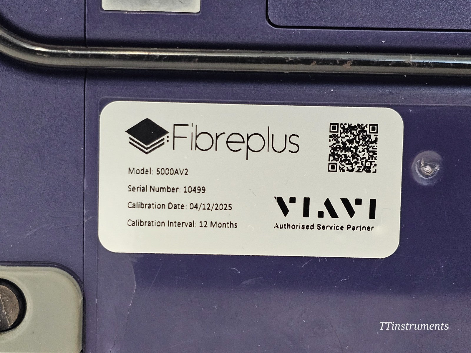 Calibrated Viavi JDSU MTS 6000A V2 + 8126D SM OTDR 1310/1550 nm 50/50 dB High Po