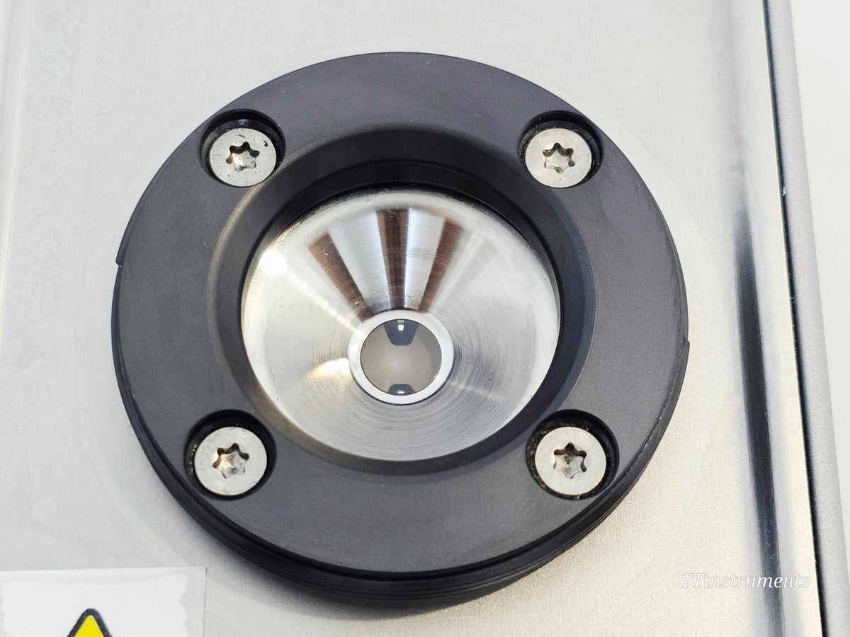 Anton Paar refractometer keypad and control buttons close-up detail