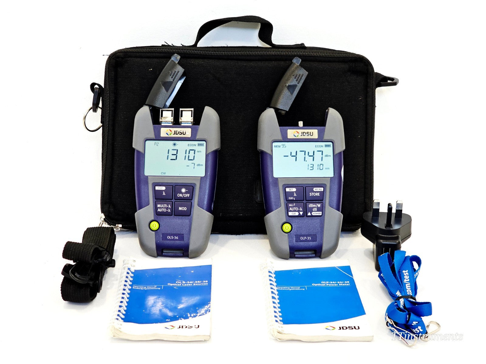 Viavi JDSU OMK-36P OLS-36 Laser Source 2303/21 OLP-35 Power Meter 2302/12 SM MM