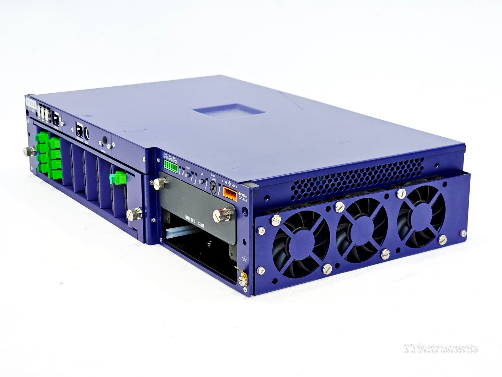 Viavi JDSU OTU 8000E v2 Chassis with OTAU 1x8 Optical Switch MFD 2020