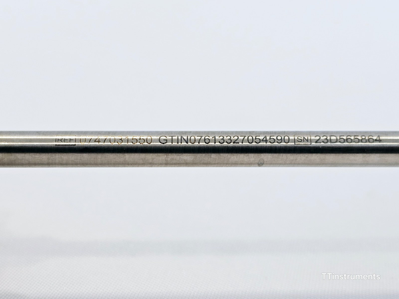 Stryker arthroscopy hardware tray set side view showing instrument detail