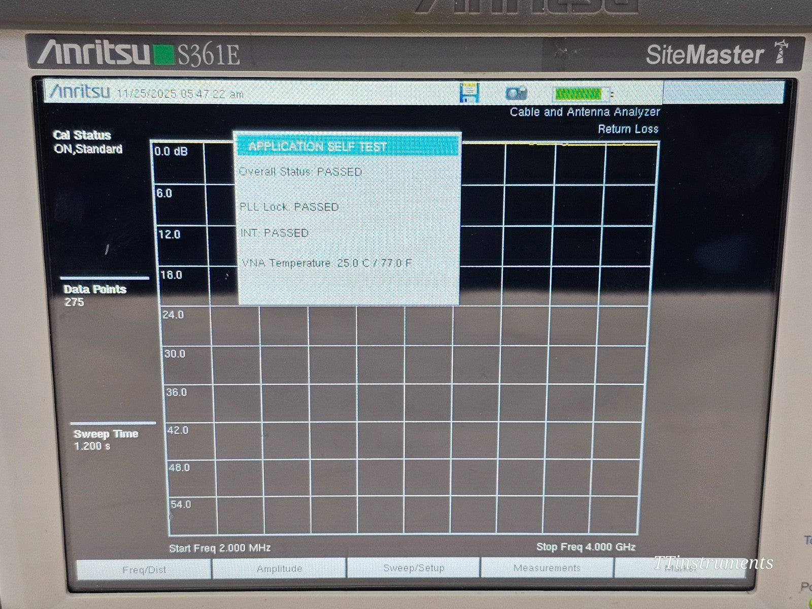 Anritsu S361E SiteMaster with OSLN50-1 Cable & Antenna Analyzer 2 MHz - 6GHz