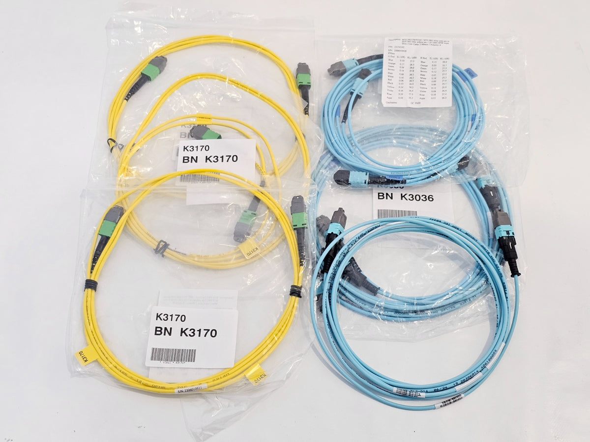 Viavi MPO Optical Loss Test Set QUAD SM + MM Tier 1 Cert MPOLP-85P MPOLS-84P 85P15