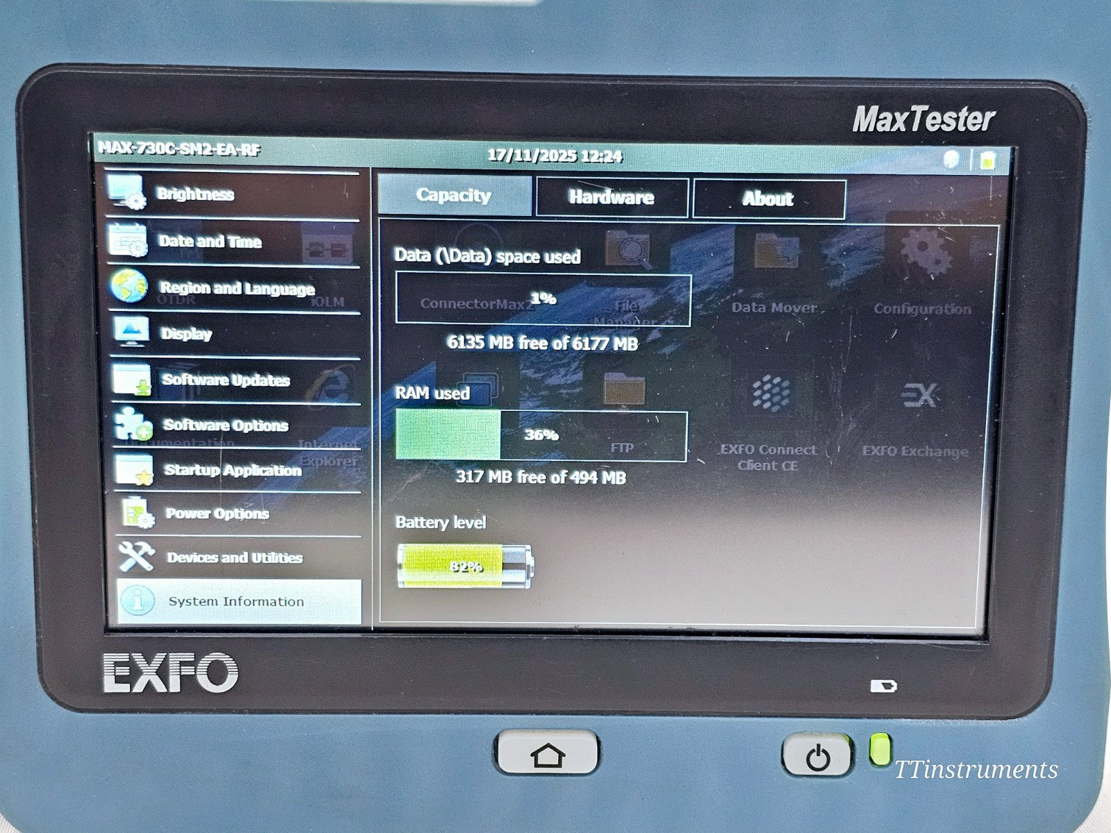 EXFO MAX-730C-SM2 OTDR iOLM MaxTester 1310/1550, 1625 LIVE SM2 MAX-730C