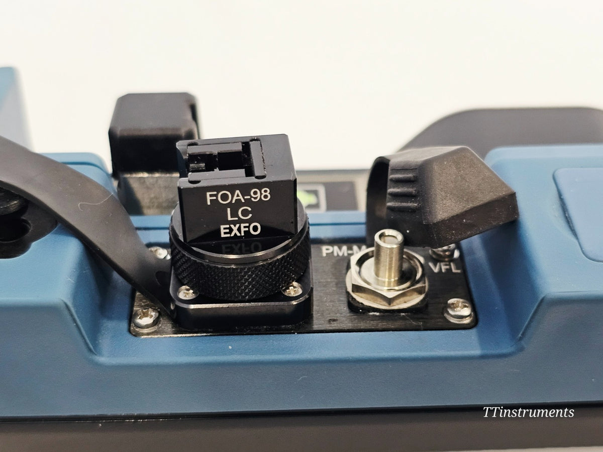 EXFO MAX-730C-SM2-EA screen display showing OTDR measurement interface
