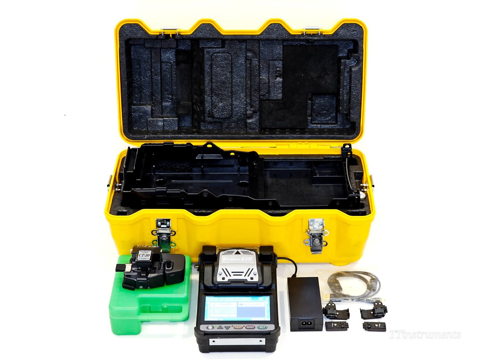 Serviced Fujikura 41S Active Cladding Fusion Splicer ARC 2099 + CT30 Cleaver0
