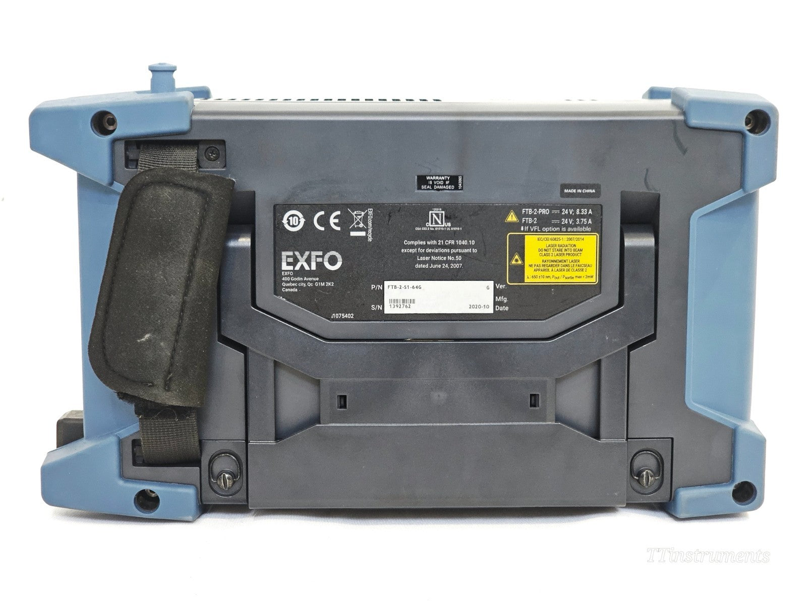 EXFO Calibrated FTB-2 with FTBx-720C OTDR 1310/1550 + FTBx-945 OLTS MFD 20205