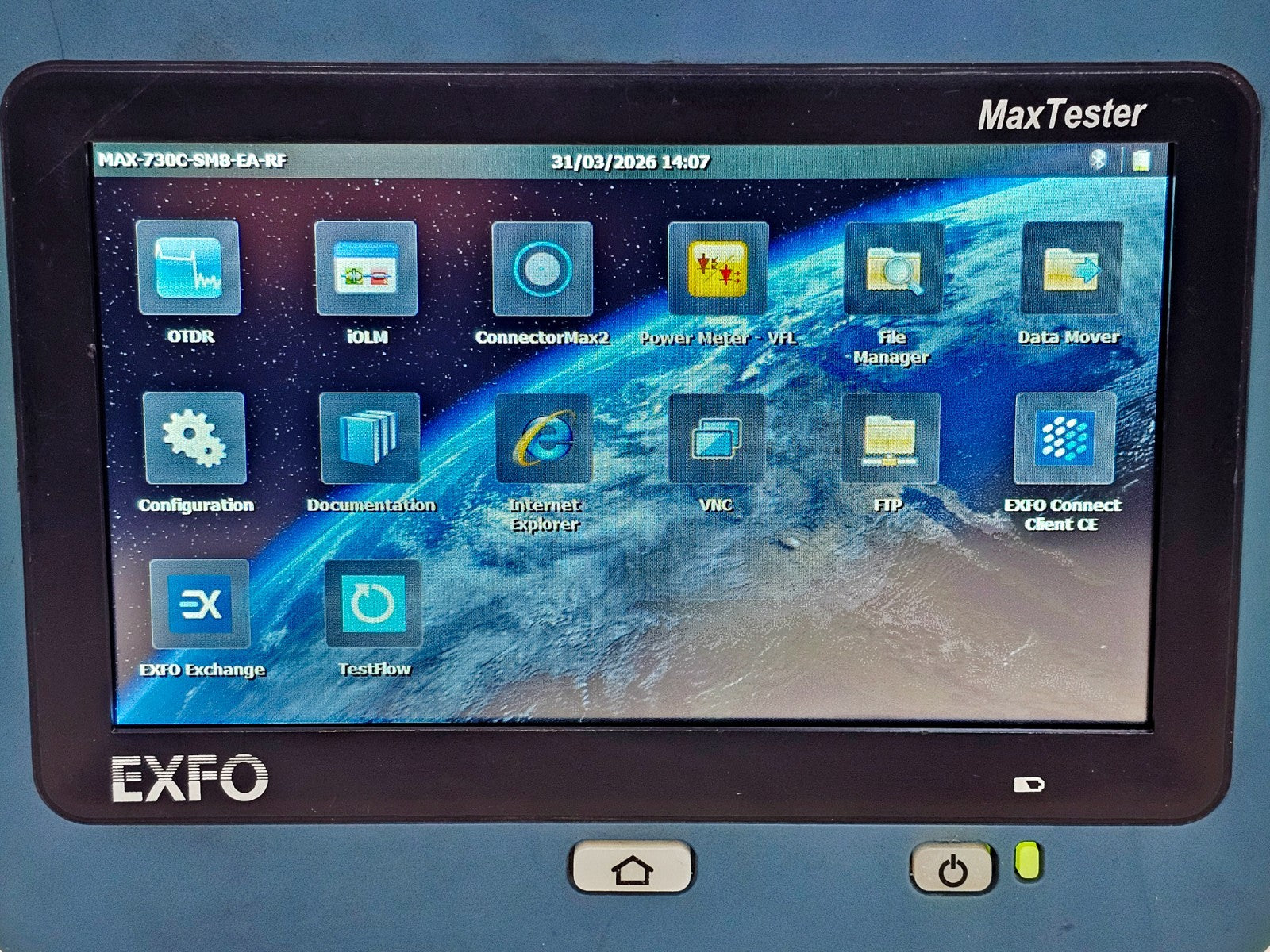 EXFO CALIBRATED MAX-730C-SM8 MaxTester PON/Metro OTDR 1310/1550/1650nm iOLM9