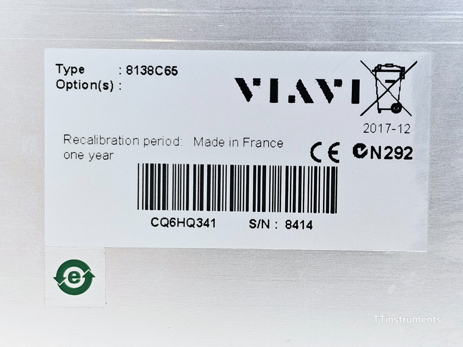 Viavi JDSU 6000A V2 Mainframe with 8138C-65 1310/1550/F1650 OTDR 47.5 dB 8138C65