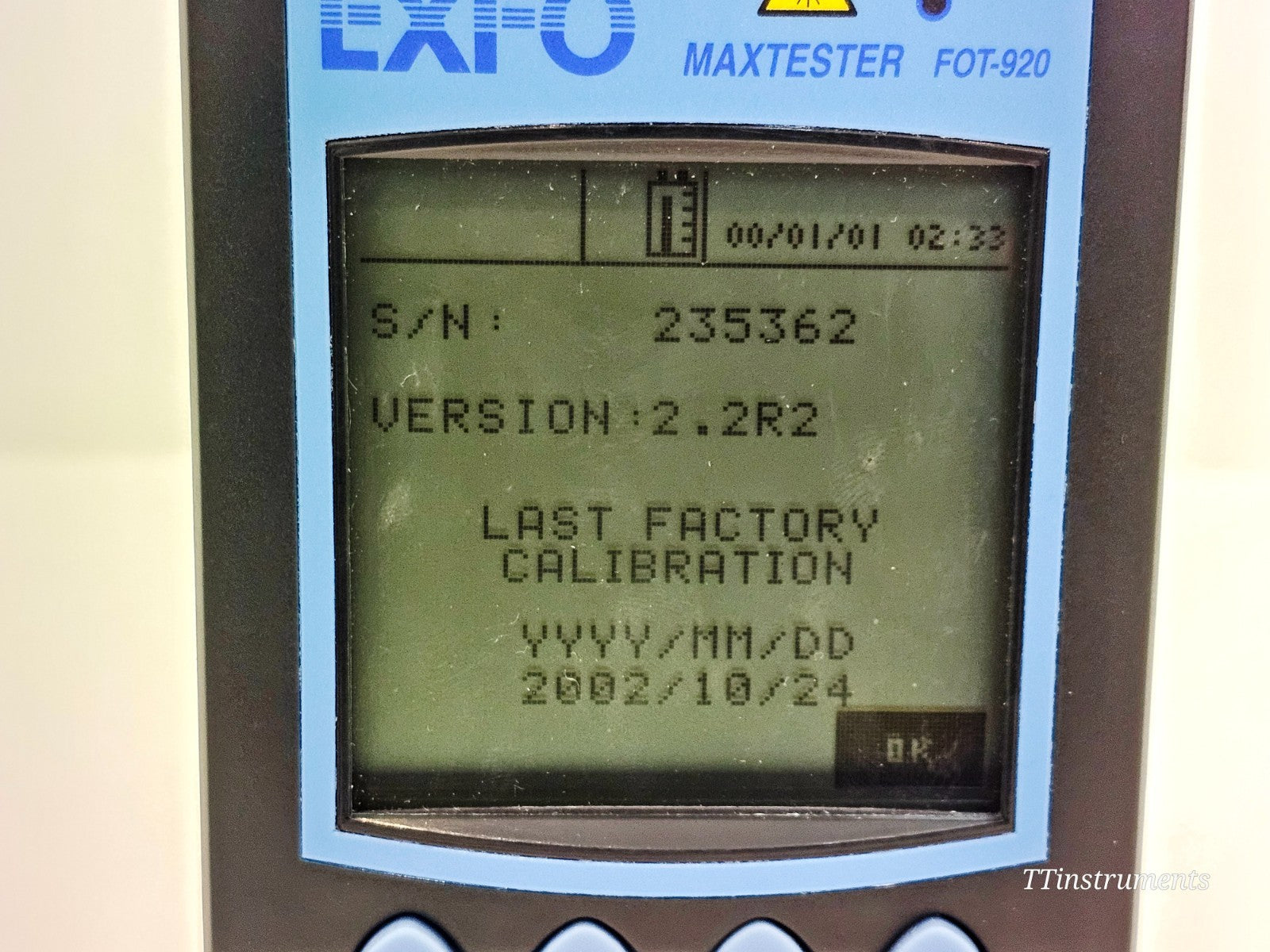 EXFO FOT-920 MaxTester Optical Loss Tester 1310/1550 SM OLT FOT-922