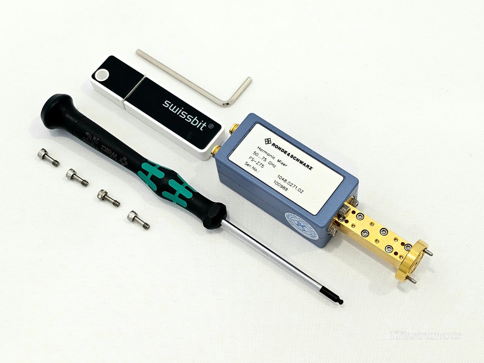 Rohde & Schwarz FS-Z75 50-75 GHz Harmonic Mixer 1048.0271.02 with IF & LO Ports