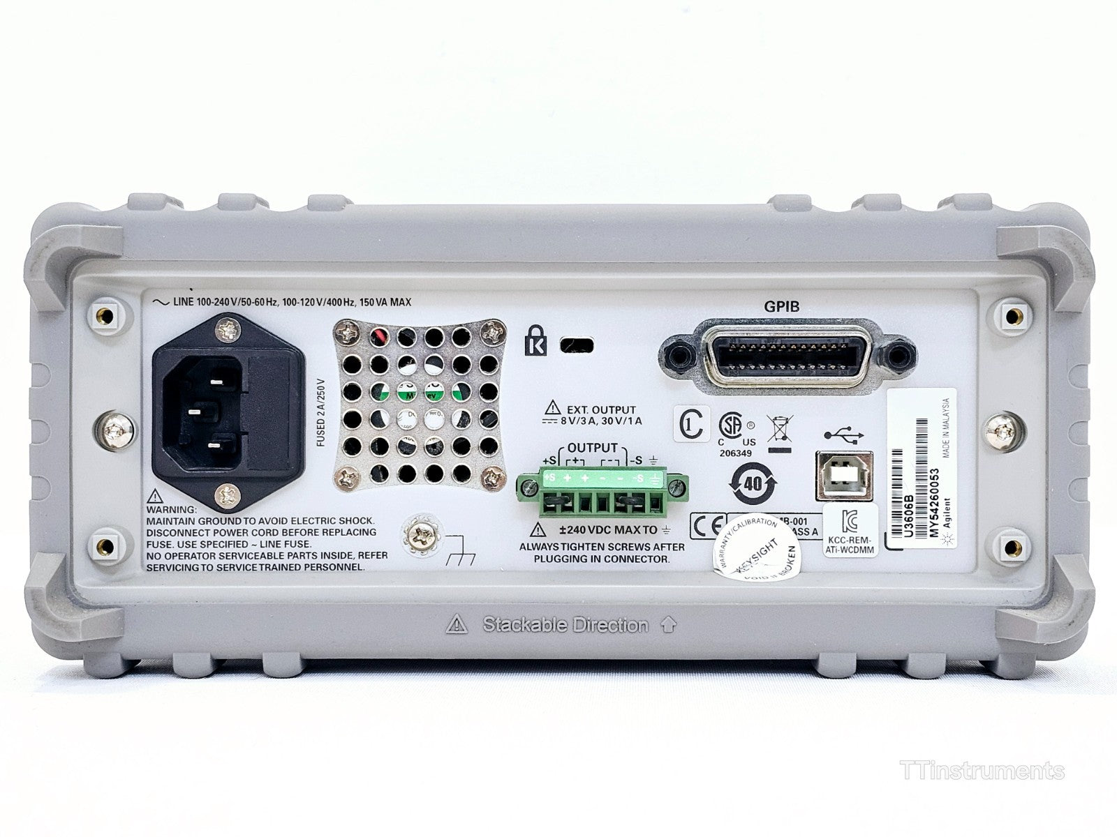 Agilent U3606B Hybrid Multimeter | 30W DC Power Supply 30V/1A 120000 Count