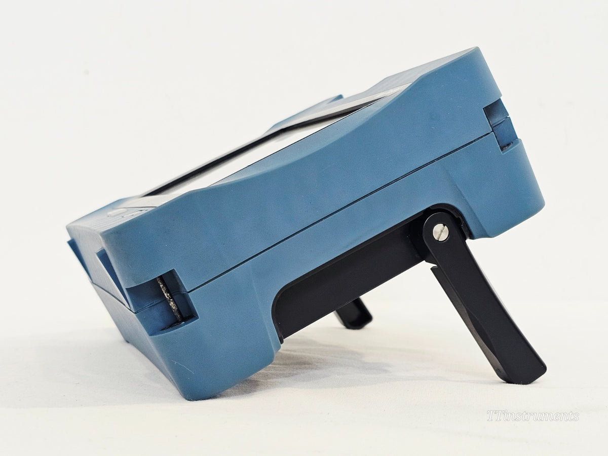 EXFO MAX-730C-SM2-EA fiber optic tester side panel and port connections