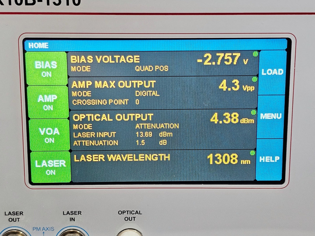 THORLABS MX10B-1310 12.5Gb/s Max Digital Reference Transmitter 1310 nm Laser10