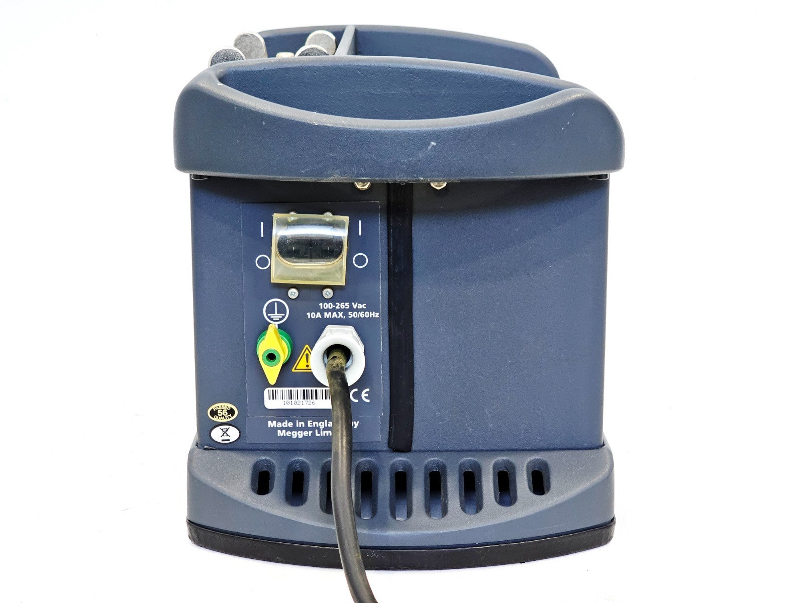 Megger DLRO200 cosmetic condition showing unit casing wear detail