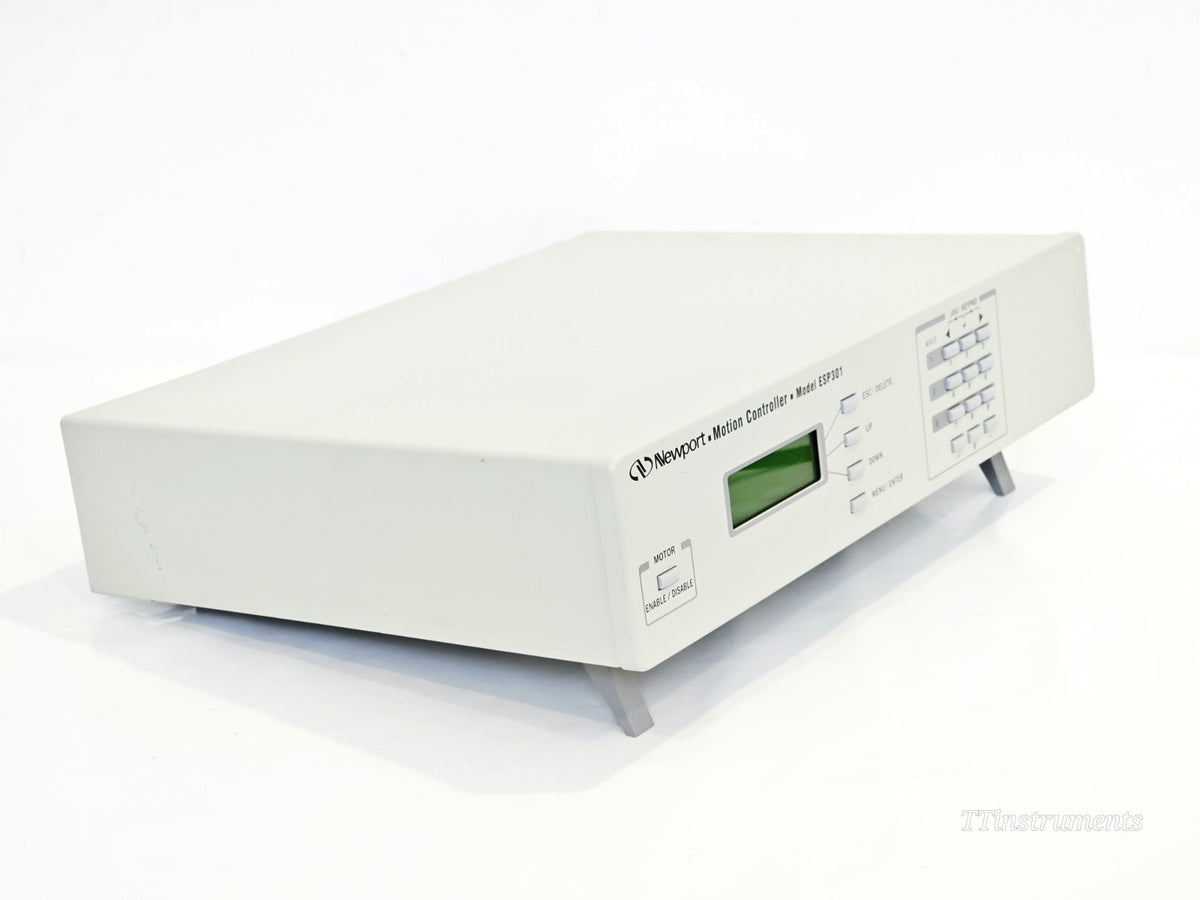 Newport ESP301 motor controller rear panel connectors and ports