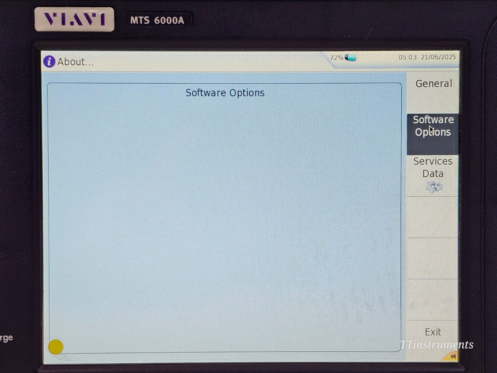 Viavi JDSU 6000V2 + OSA-110M OSA Optical Spectrum Analyzer 1250nm up to 1650nm