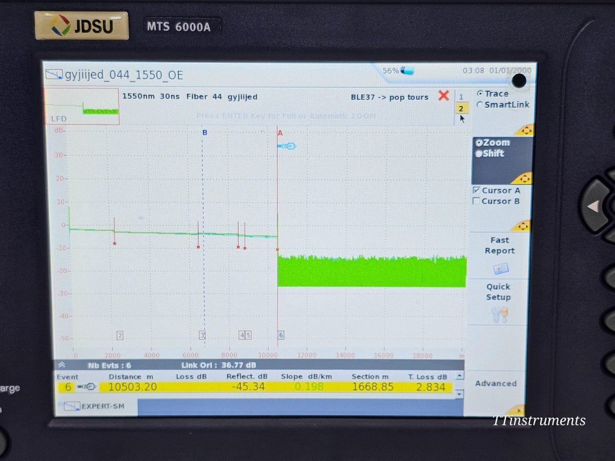 VIAVI MTS optical fibre test equipment overall condition final view